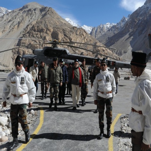 Modi celebrates Diwali with Indian Armed Forces