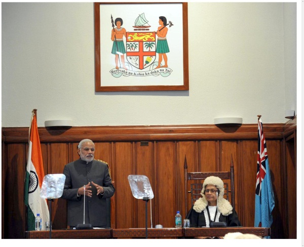 Modi’s Address to the Fiji Parliament