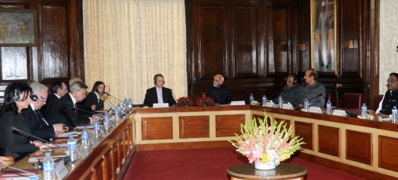 Parliamentary delegation from Russia calls on President of India