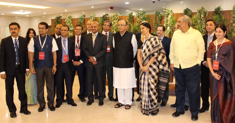 Finance Minister of India visits NSE