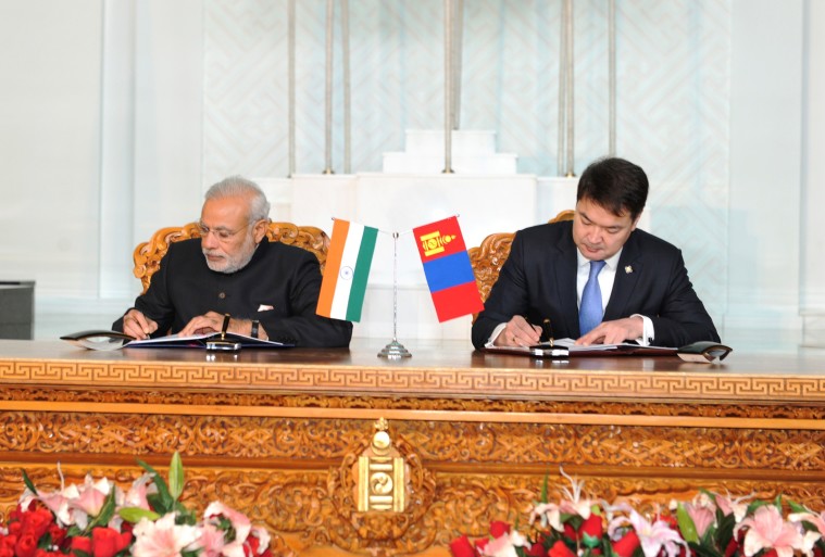 India to provide a Line of Credit of One Billion U.S. dollars to Mongolia