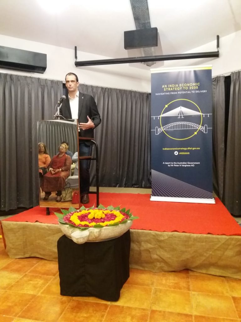 Australian team was headed by Dy Consul General Christopher Ellinger